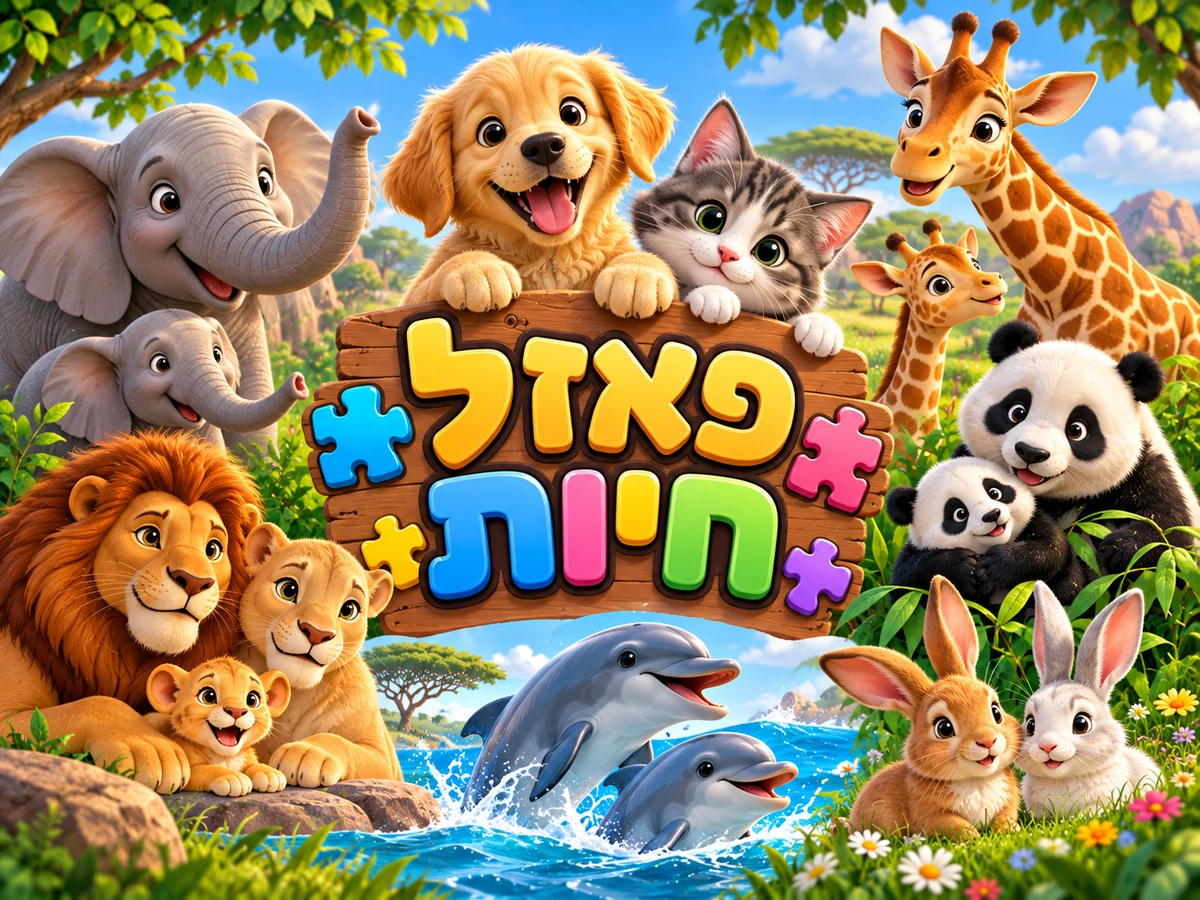 פאזל חיות