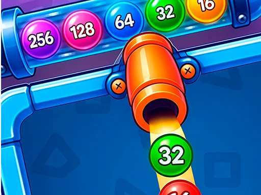 באבלס 2048 – ירי ומיזוג מספרים