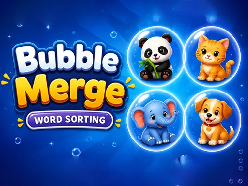 מיון מילים בבועות – Bubble Merge