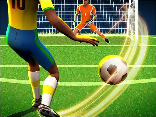 בעיטות מסובבות לשער – Football Storm Strike
