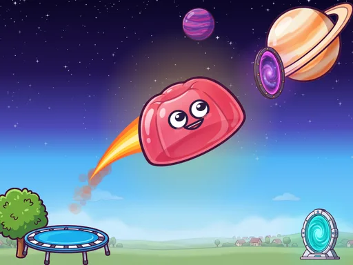 לשגר ג׳לי לחלל – Jelly Yeet
