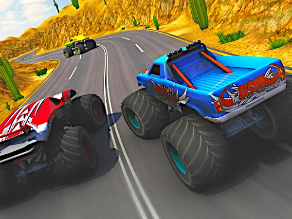 מרוץ מונסטר טראק אקסטרים - Monster Truck Extreme Racing