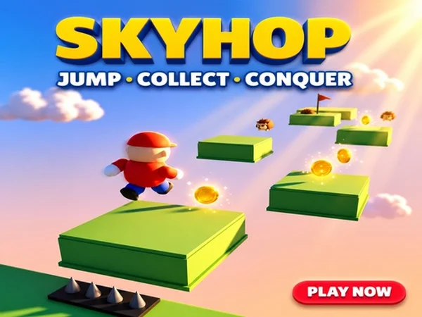 סקיי הופ: הרפתקת פארקור בתלת מימד - SkyHop — 3D Parkour Adventure