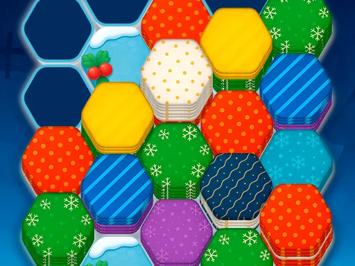 מיון משושים לחג המולד – Xmas Hexa Sort